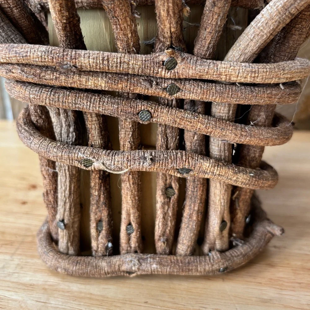 Vintage Handmade Wisteria Vine Rustic Decor Piece 10 1/2”H - Picture 7 of 9